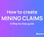 The image is related to mining claims for BLM in Nevada, USA, creation, and how its process is step by step.