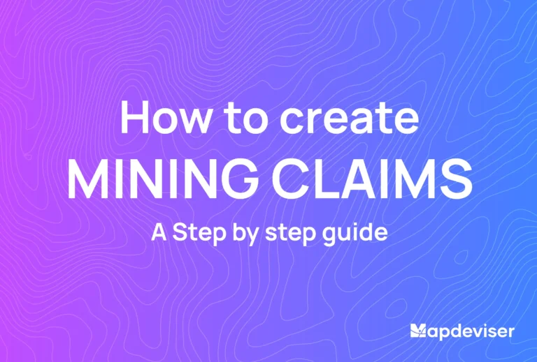 The image is related to mining claims for BLM in Nevada, USA, creation, and how its process is step by step.