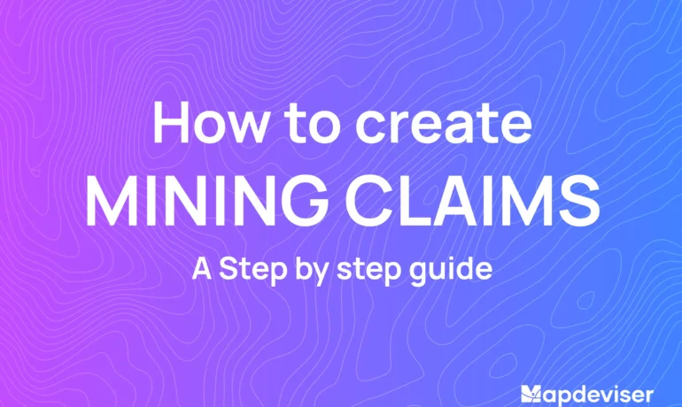The image is related to mining claims for BLM in Nevada, USA, creation, and how its process is step by step.